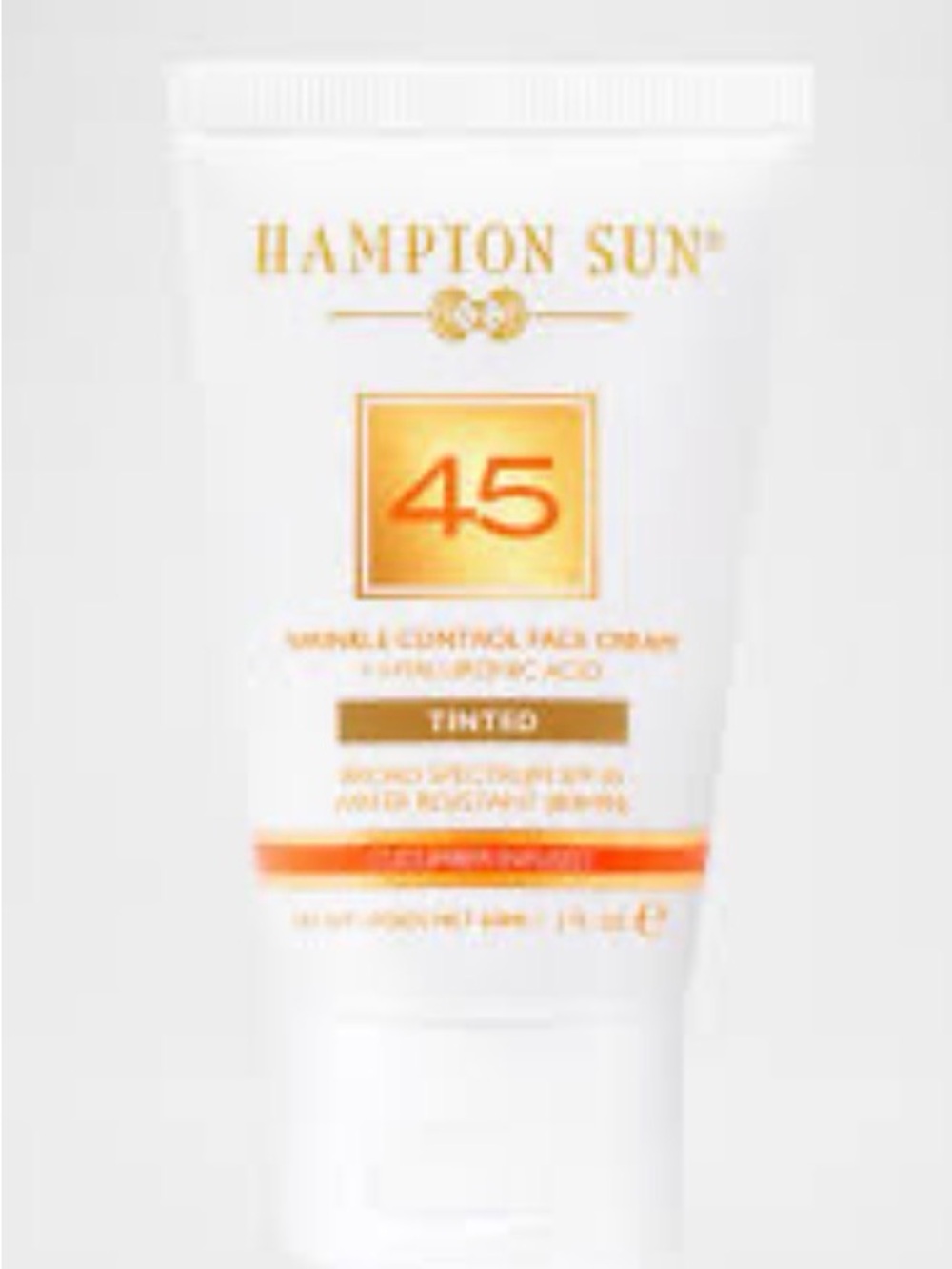 Hampton Sun Tinted SPF 45 Miracle Control Face Cream NWOT